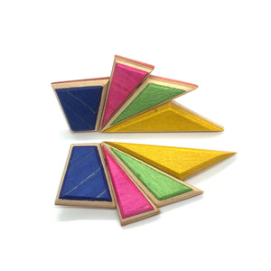 Maxi pendientes skateboard Origami